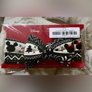 NWT Little Sleepies Disney Mickey Fair Isle Bow (newborn-3T)
